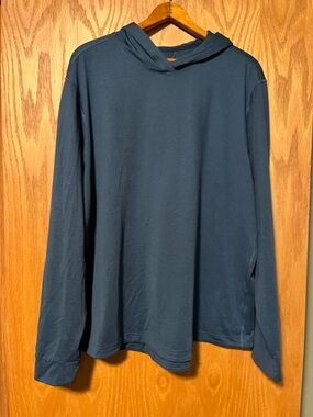 all in motion Navy Heather Hooded Pullover